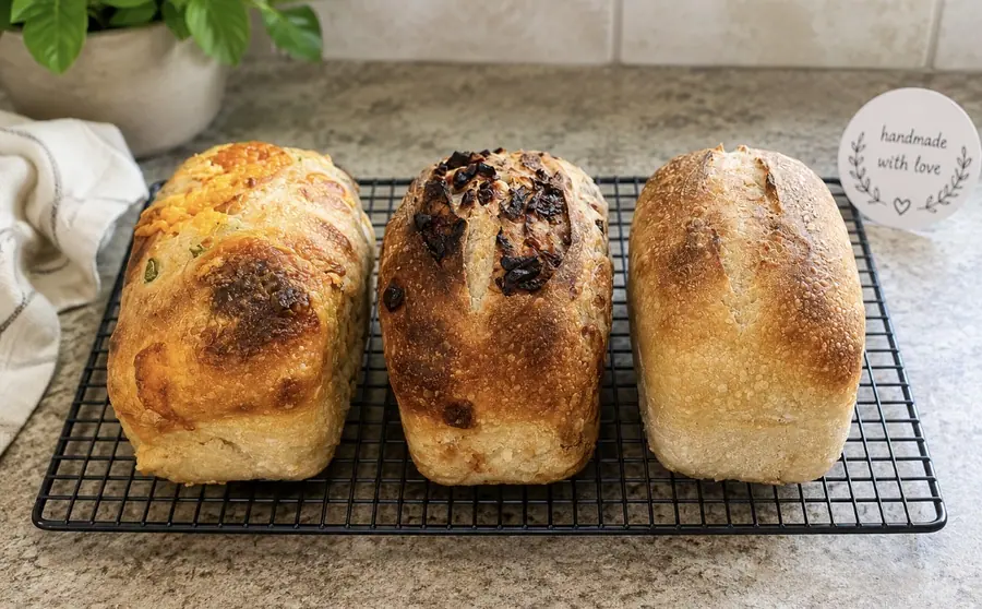 Mini Flight — assorted mini sourdough loaves